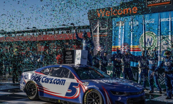 Kyle Larson Captures Victory at Auto Club Speedway in Thrilling 2022 Wise Power 400