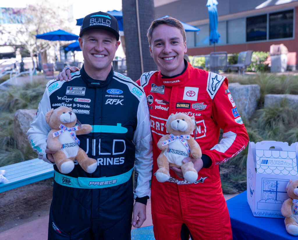 Bigger Than Racing: NASCAR Drivers Bring Smiles to Patients at Rady Children’s Hospital